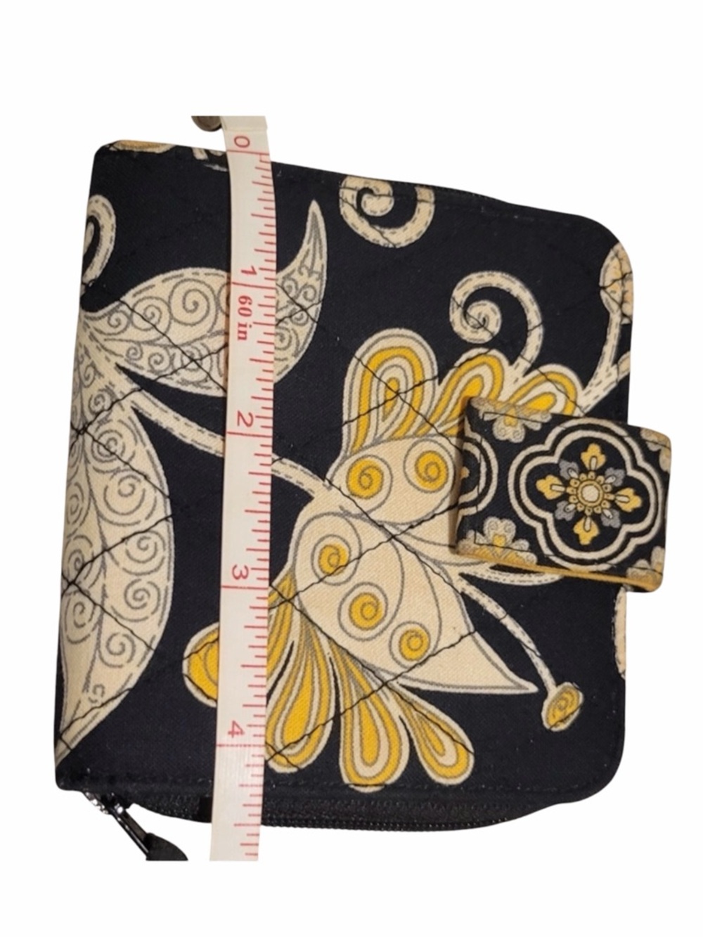Vera Bradley Bifold Wallet featuring the Yellow Bird pattern retired - Picture 7 of 8